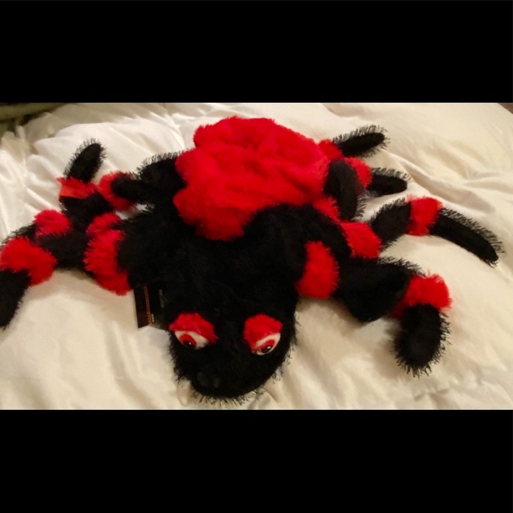Spider Dog Costume | Color: Black/Red | Size: Medium